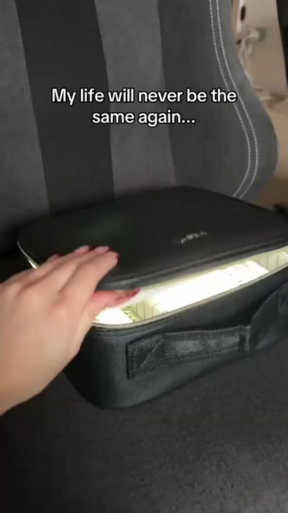 Kosmetikväska med belysning