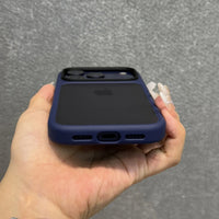 Orangelux™ – Matt Transparent Skal med Metallknappar för iPhone 17 Air / 17 Pro / 17 Pro Max